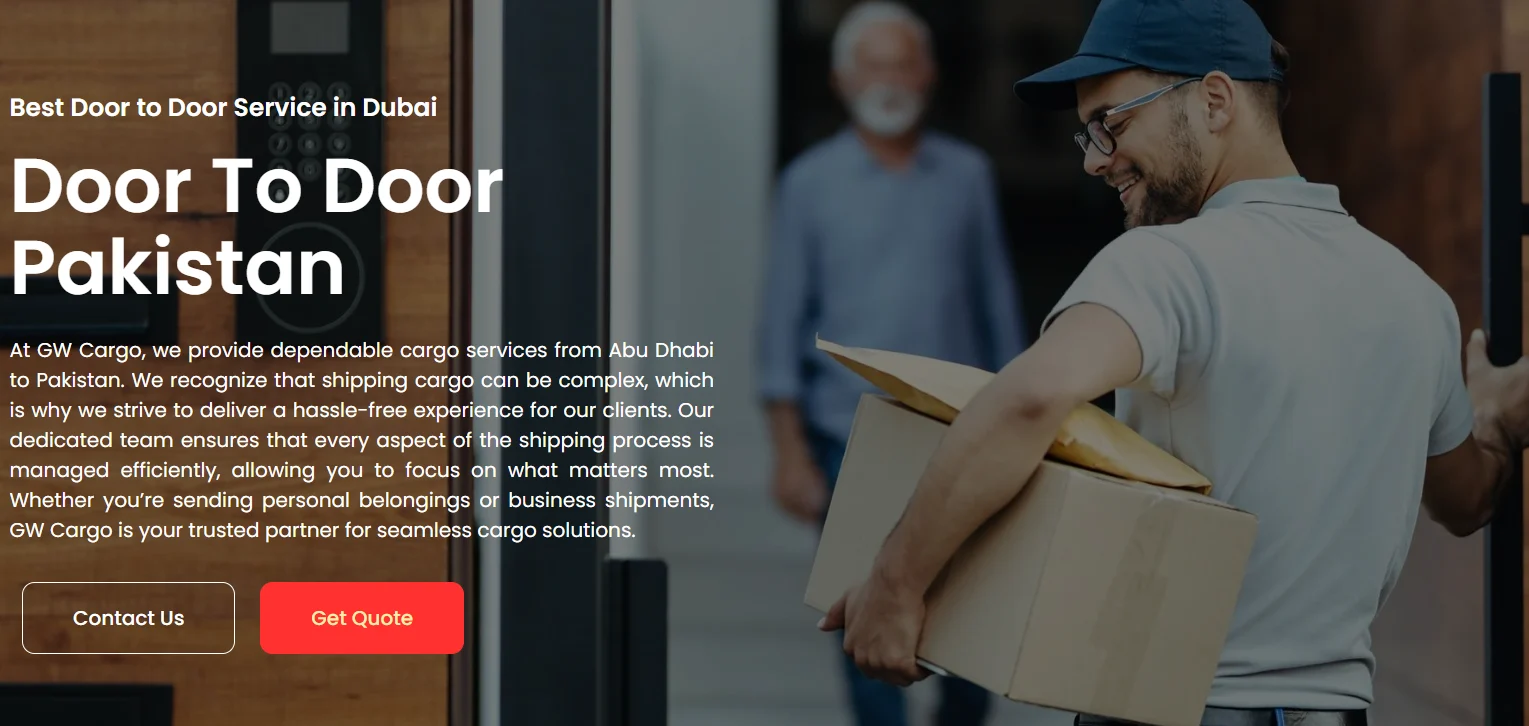 Cargo Services Dubai to Pakistan | Door to Door Cargo | GWC