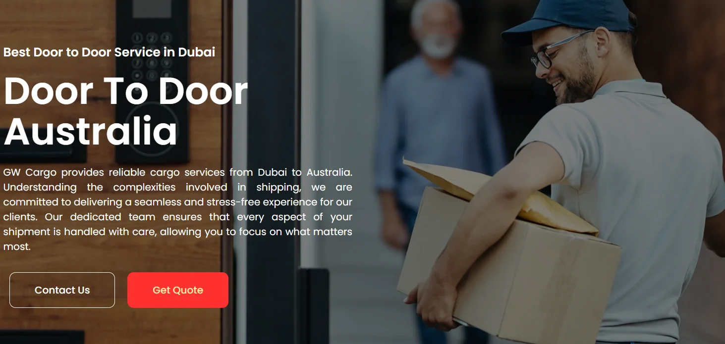 Cargo From Dubai to Australia | Door to Door Australia | GWC
