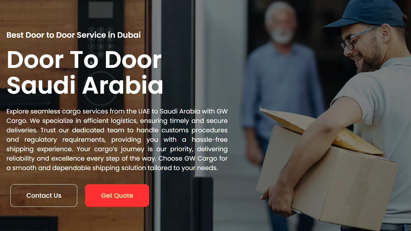Cargo to Saudi Arabia From Dubai | Door to Door | GWC